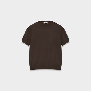 100% Cashmere Ann Taylor Chocolate Short Sleeve Blouse